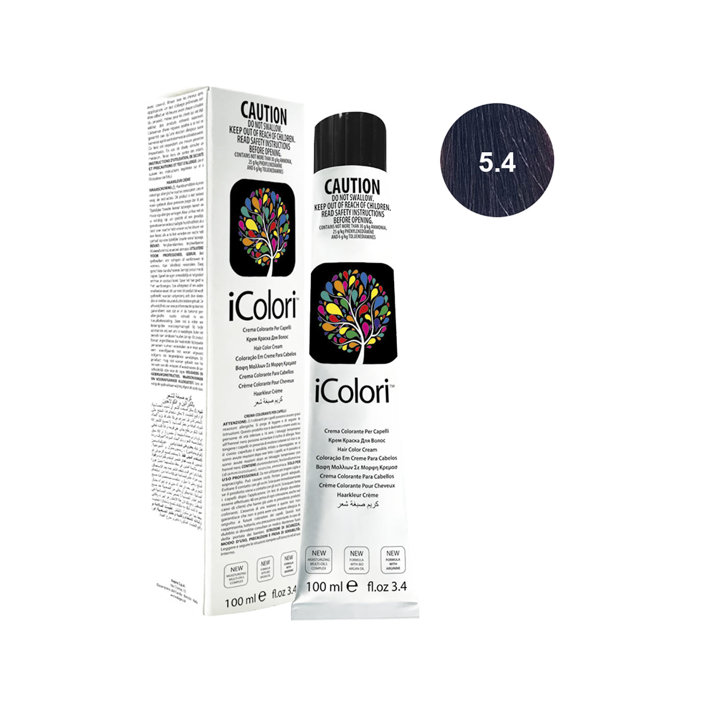 16801-5.4||ICOLORI COLOR CREAM 100 ML 5.4