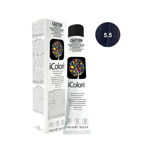 Icolori color castano chiaro mogano n.5.5