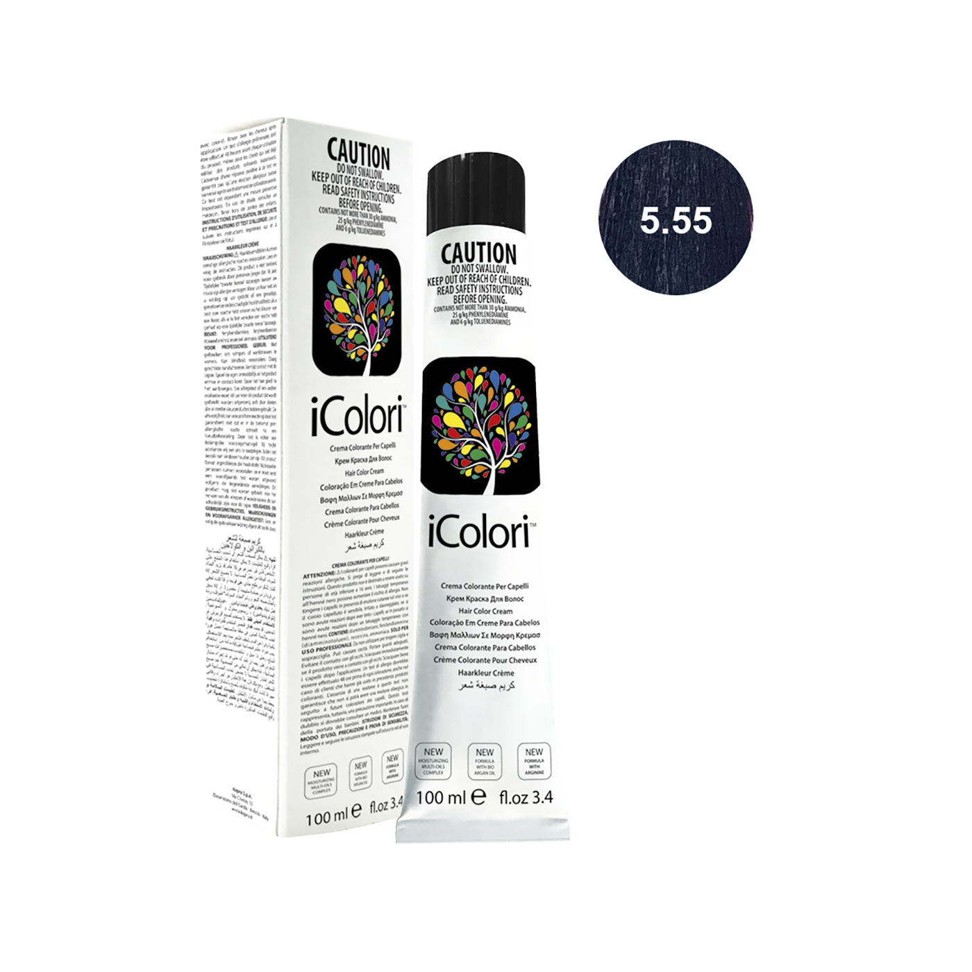16801-5.55||ICOLORI COLOR CREAM 100 ML 5.55