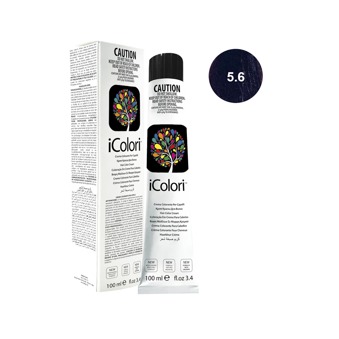 16801-5.6||ICOLORI COLOR 100 ML NUANCE 5.6