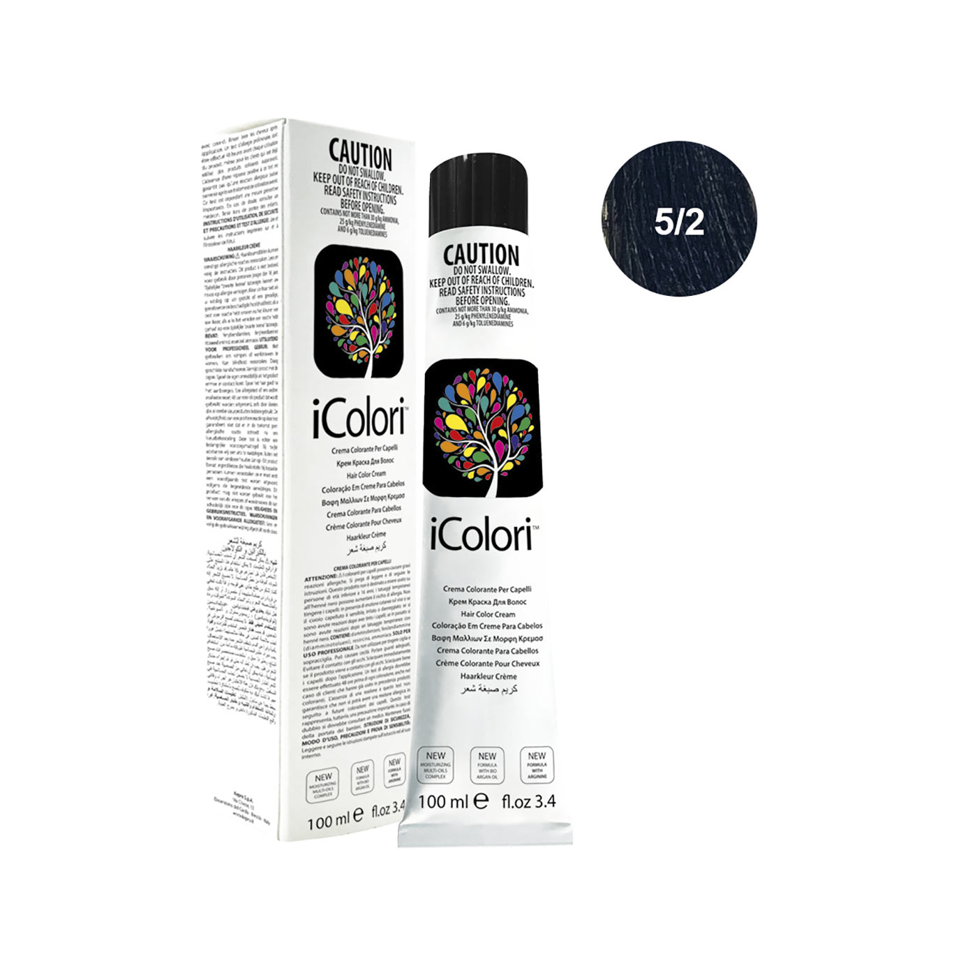 16801-5/2||ICOLORI COLOR 100 ML NUANCE 5/2