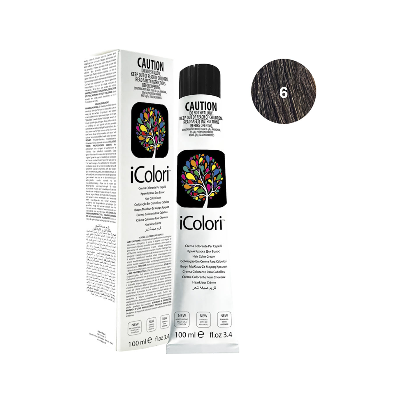 16801-6||ICOLORI COLOR 100 ML NUANCE 6
