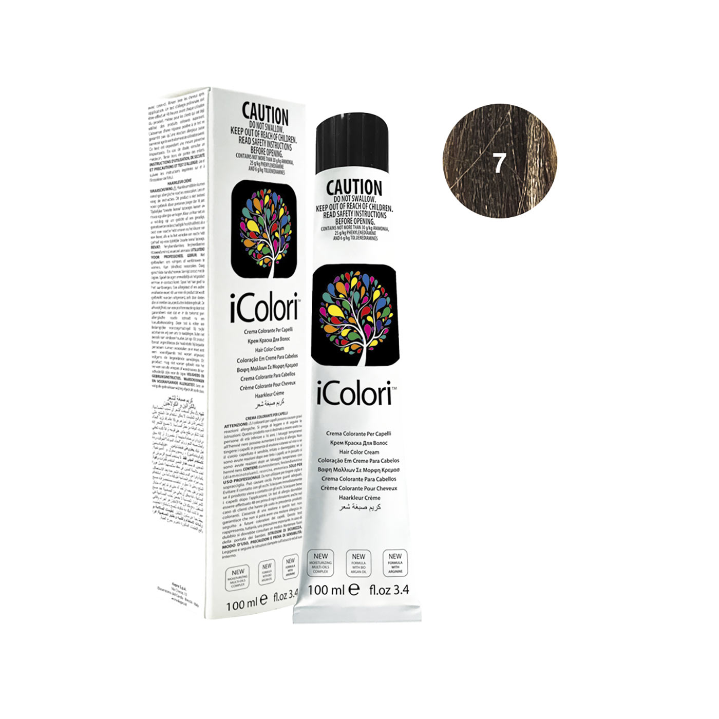 16801-7||ICOLORI COLOR 100 ML NUANCE 7