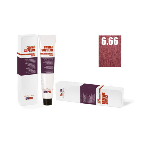 Caviar supreme biondo scuro rosso intenso 6.66