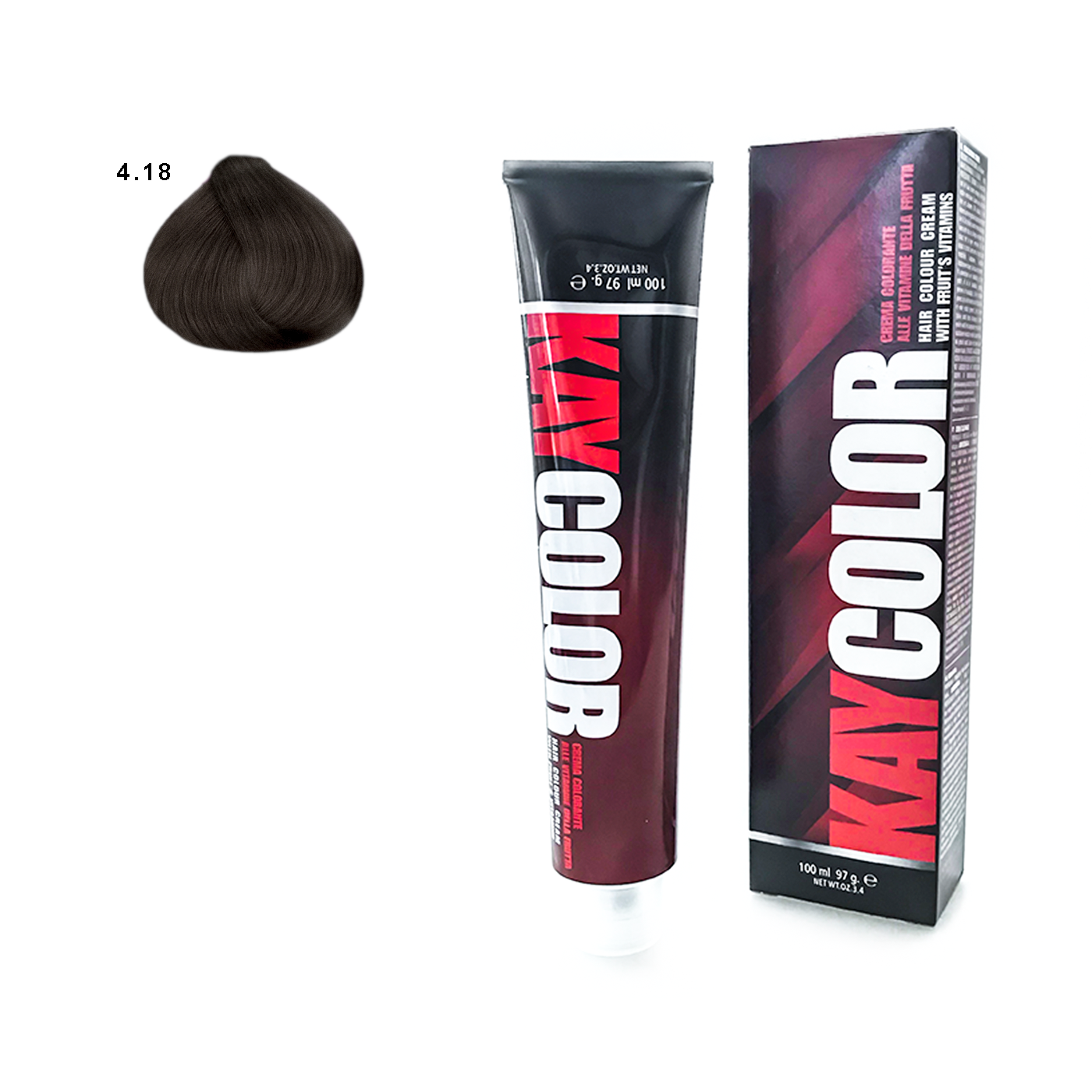 2650 - 4.18||KAYCOLOR COLDCHOCOLATE CHESRNUT4.18||2650-4.18
